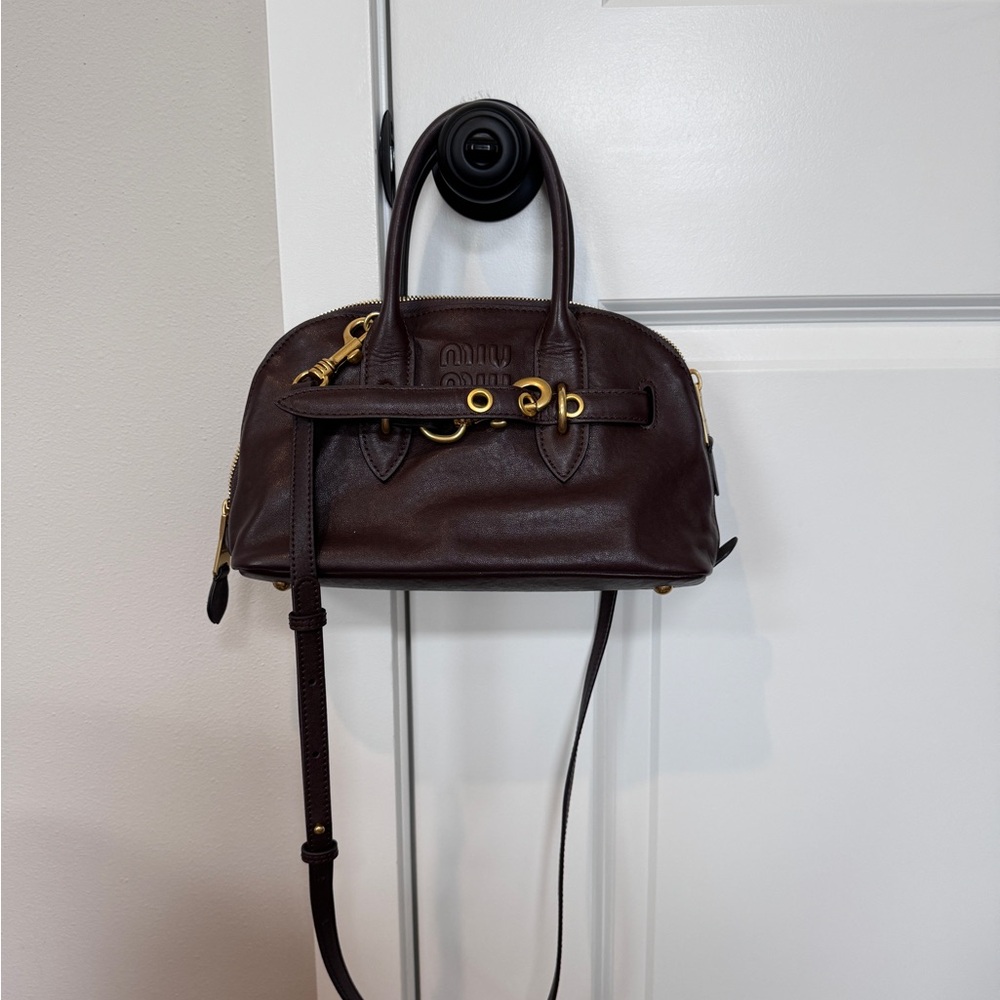 Miu Miu Brown Leather Handbag - Picture 2 of 11